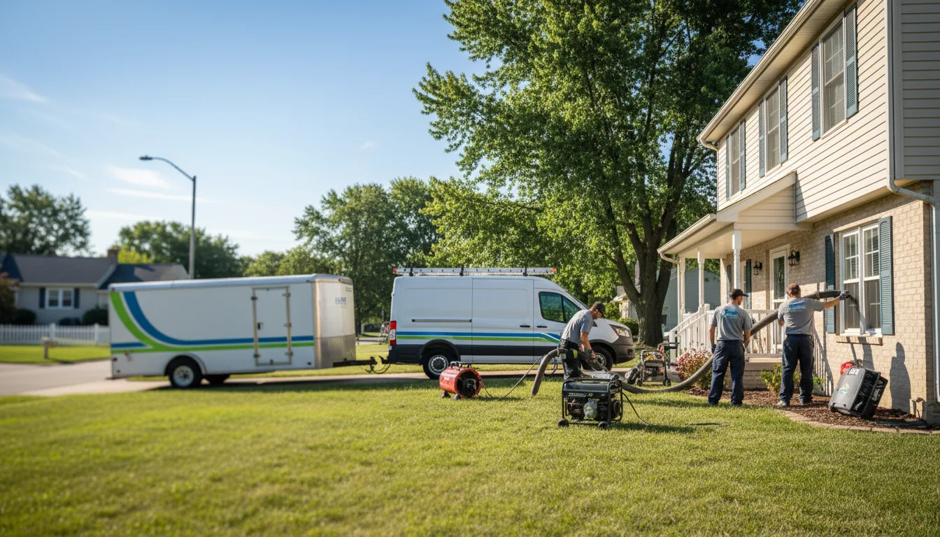 Flooded Basement Restoration And Cleanup With Repair in Billings, MO near me